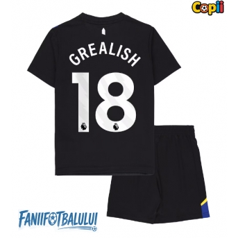 Everton Jack Grealish #18 Echipament de Fotbal Replică 2025-26 Copii Treilea (+ Șorturi)